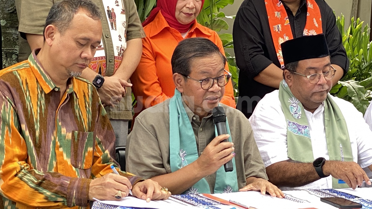 Cak Lontong Klaim Dapat Ucapan Selamat dari Pasangan No 2, Dharma Pongrekun: Tidak Benar