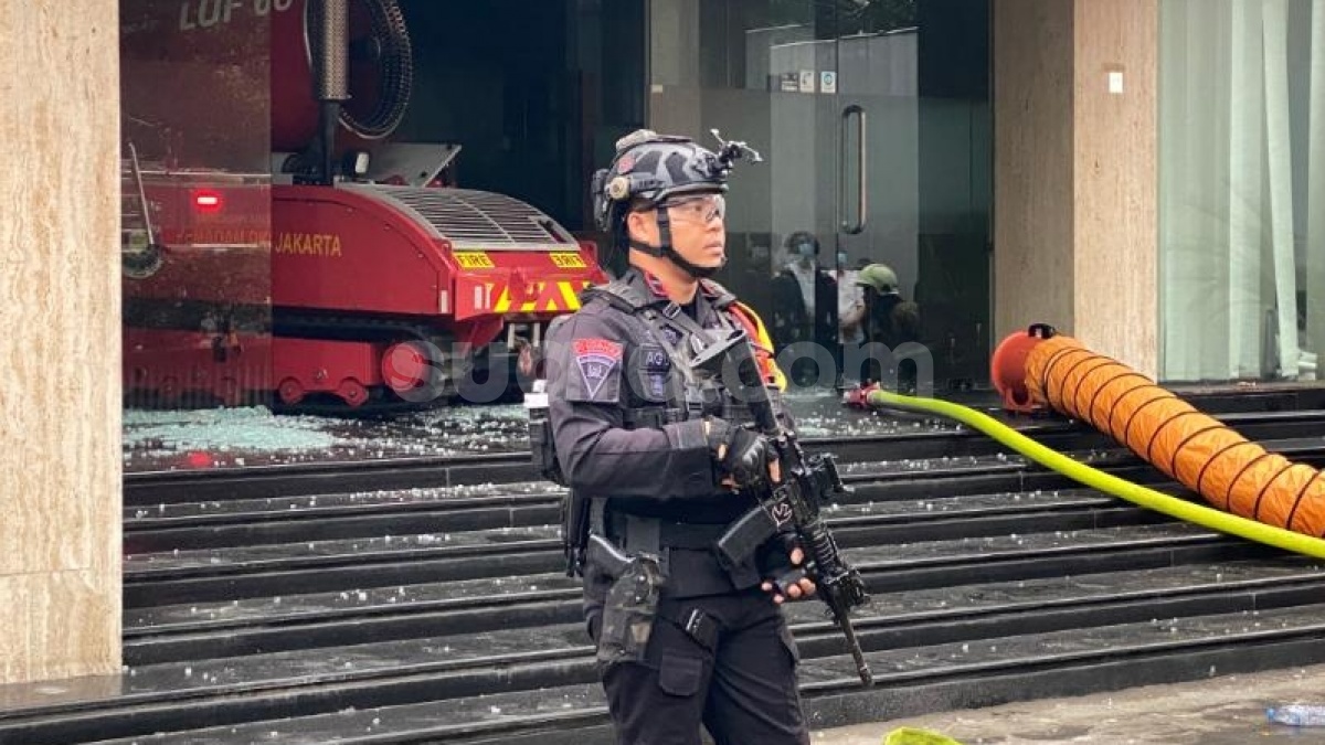 Ledakan Mirip Bom Dekat Wapress Diduga dari Tabung Gas Spa, Tim Gegana Turun Tangan