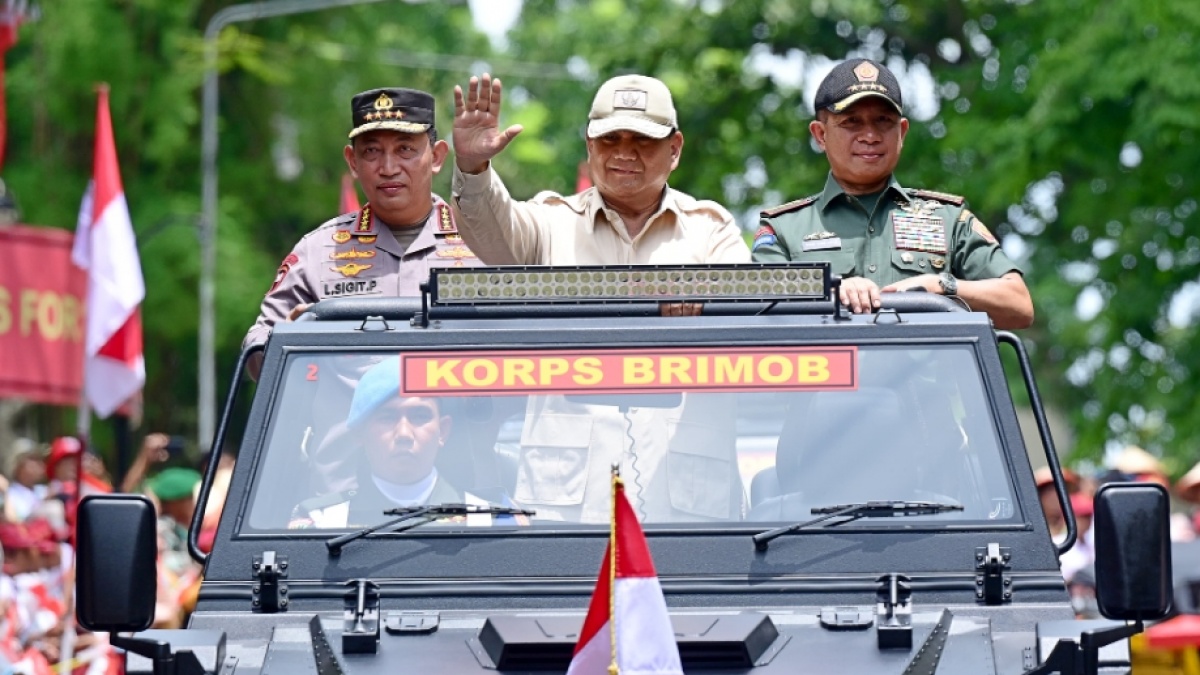 Di Apel Kasatwil Polri, Prabowo Berharap Polisi Makin Profesional dan Berbakti Pada Bangsa