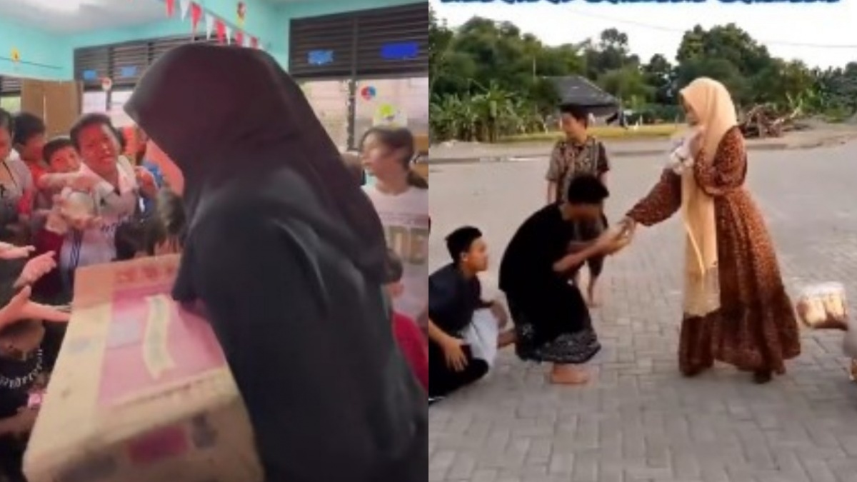 Beda Adab Bagi-bagi Clara Shinta vs Ning Astuti: Lebih Enak Dilihat...