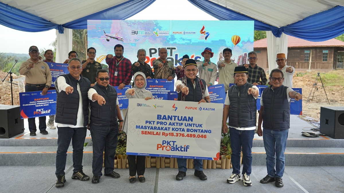 Masuki Usia ke-47 Tahun, Pupuk Kaltim Salurkan Bantuan Rp15,3 Miliar bagi Warga Bontang