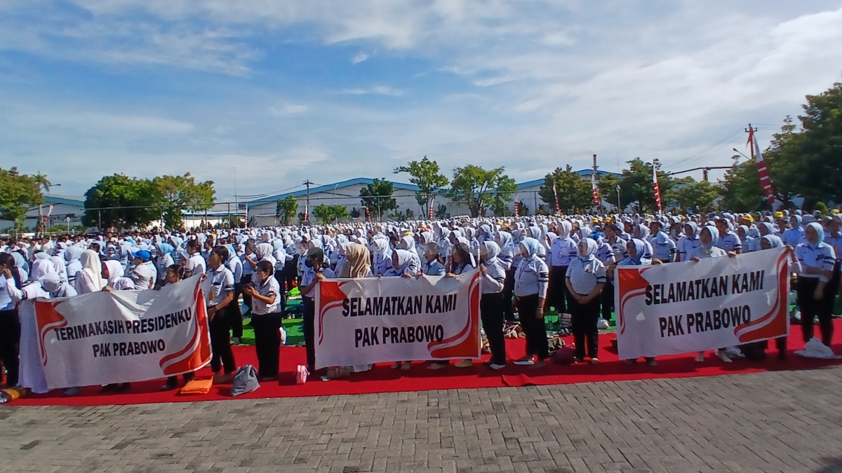 Data Kemnaker: 11.025 Buruh Kena PHK Sritex