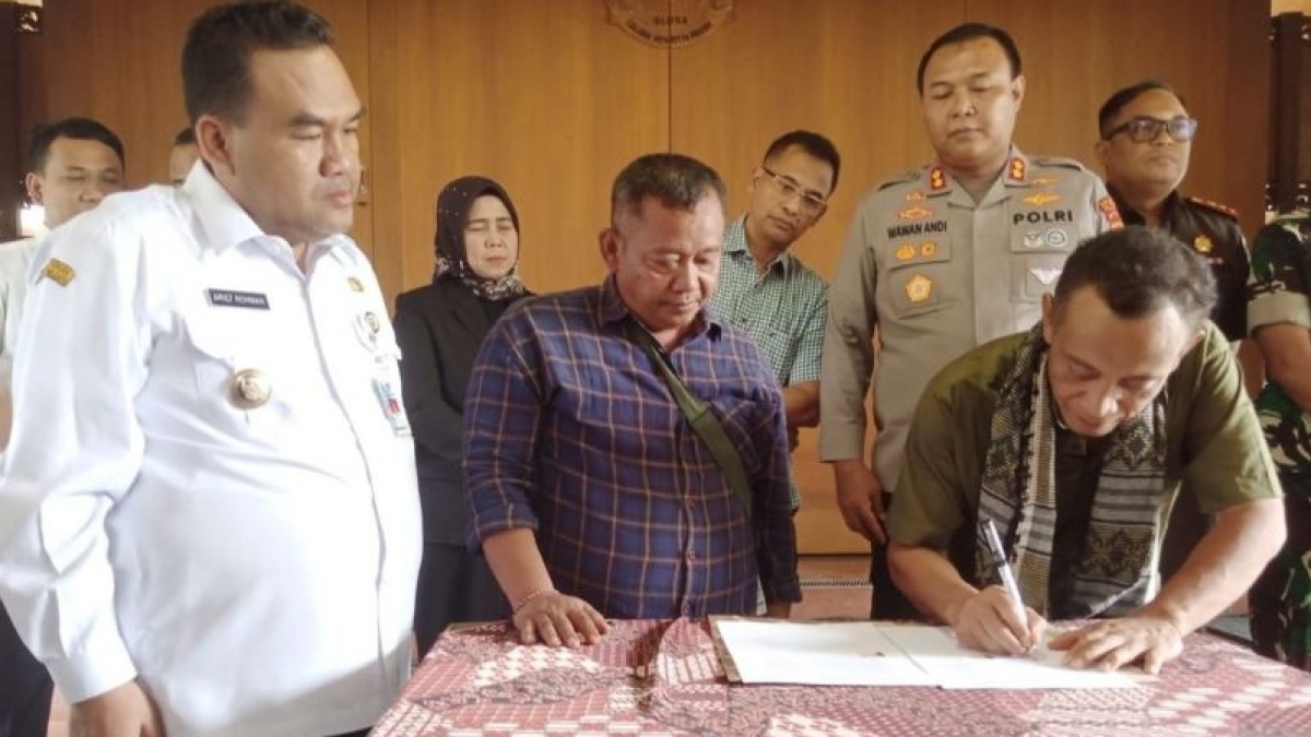 Bentrok Ormas Pemuda Pancasila Vs GRIB Jaya di Blora Berakhir Damai, Dimediasi Bupati
