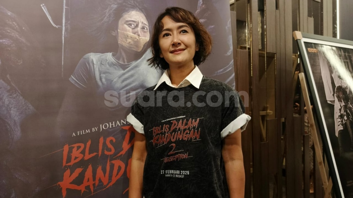 18 Tahun Vakum Main Film Horor, Widi Mulia Comeback Lewat Iblis Dalam Kandungan 2