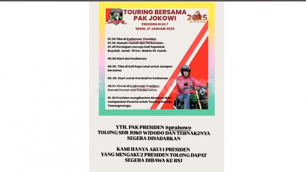 'Rumah Presiden', Poster Touring Jokowi Disindir Rocky Gerung: Masih Ingin...