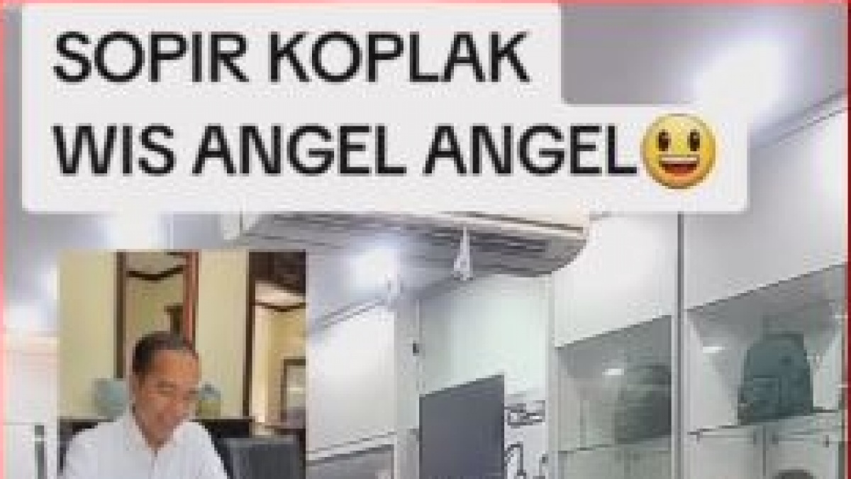 Jokowi Ngakak Nonton TikTok Sopir Joget, Warganet Senggol Pagar Laut
