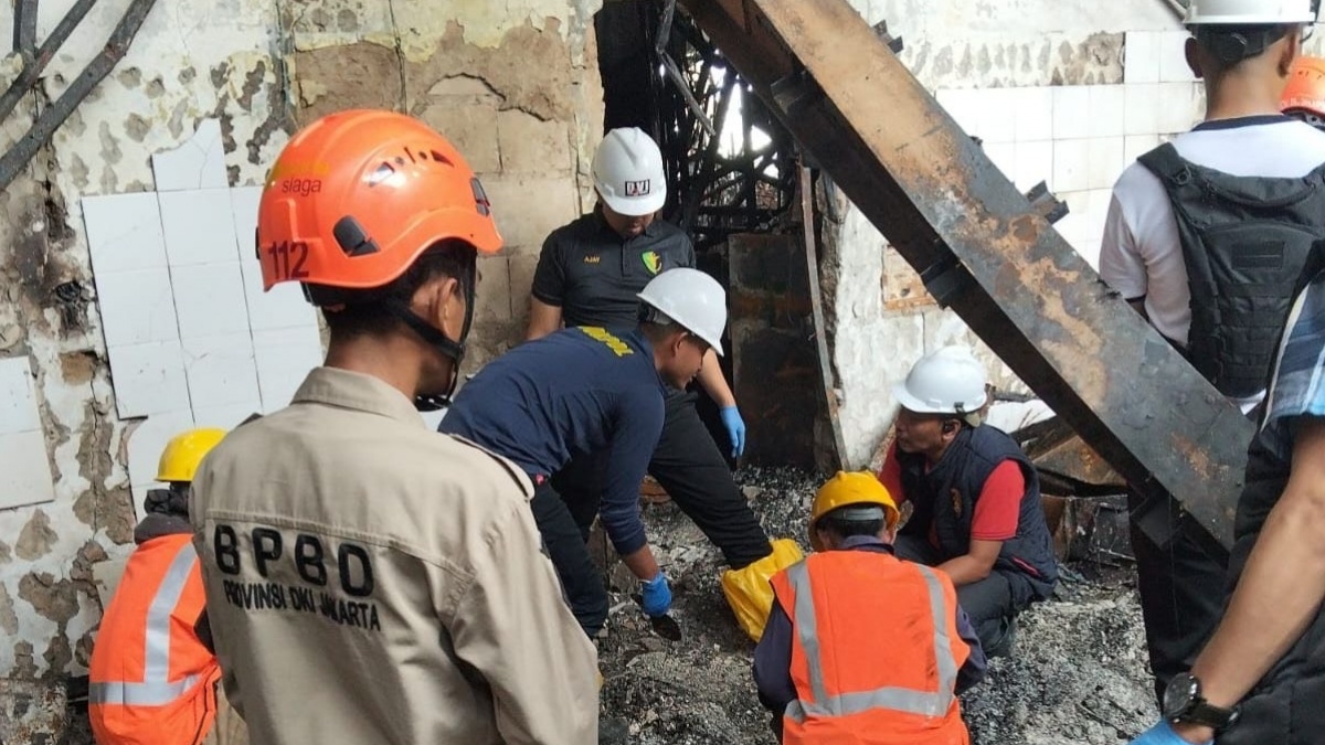 Tim DVI Polri Tutup Proses Identifikasi Korban Kebakaran Glodok Plaza, 8 Korban Dinyatakan Hilang