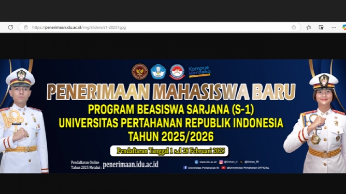 Link Pendaftaran Unhan 2025 Jenjang S1 Dibuka, Simak Dokumen Persyaratan dan Jadwal Seleksinya!