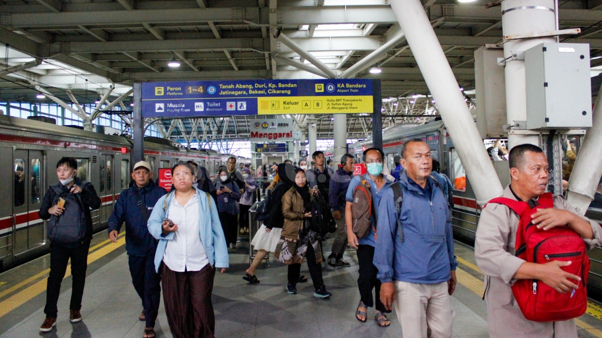 Operasional KRL Normal Meski Ada Demo Pengemudi Ojol