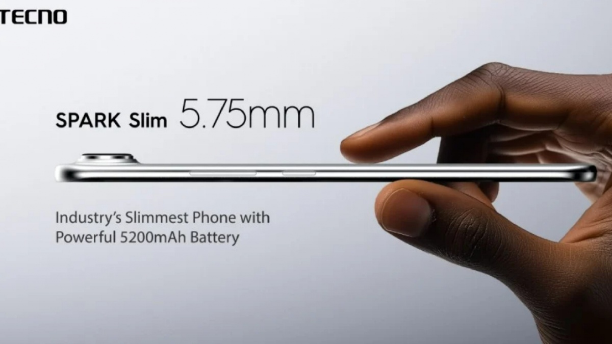 Tecno Spark Slim Siap Hadir, Diklaim Sebagai HP Tertipis di Dunia