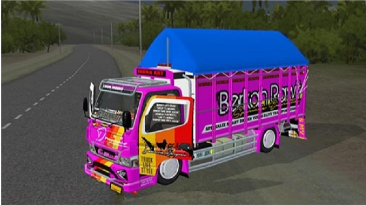 12 MOD BUSSID Full Strobo Truck Canter Cabe, Inilah Koleksi Paling Dicari!