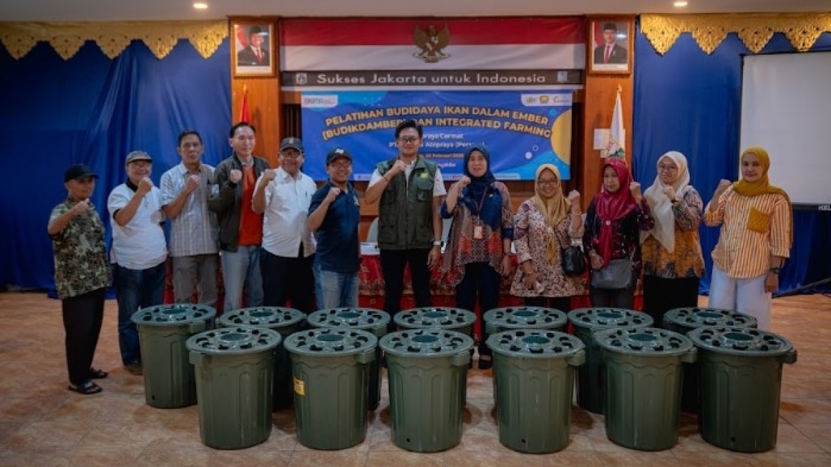 Brantas Abipraya Dorong Kemandirian Pangan dan Lingkungan Sehat Lewat Program Budikdamber dan STMB