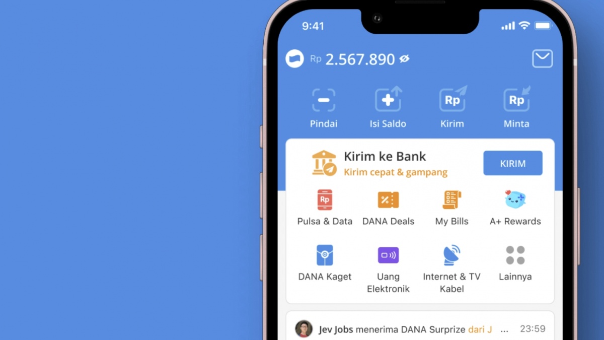 Dana Gunakan Teknologi Terbaru, Bayar Pakai QRIS TAP