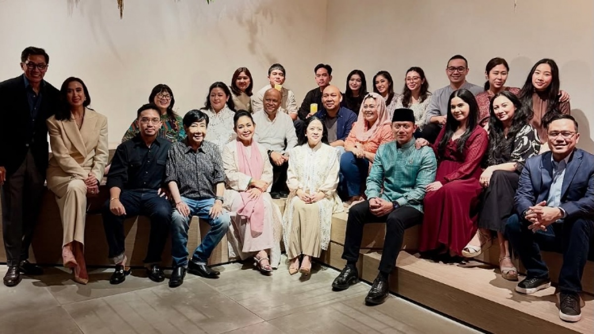 7 Gaya Keluarga Cendana, Cikeas dan Solo di Ulang Tahun Anak Prabowo