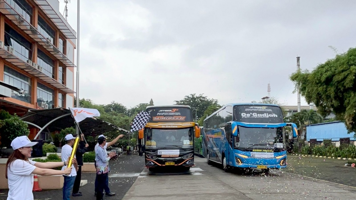 Masyarakat Industri Pulogadung Ikut Mudik Gratis BUMN ke Semarang Hingga Surabaya