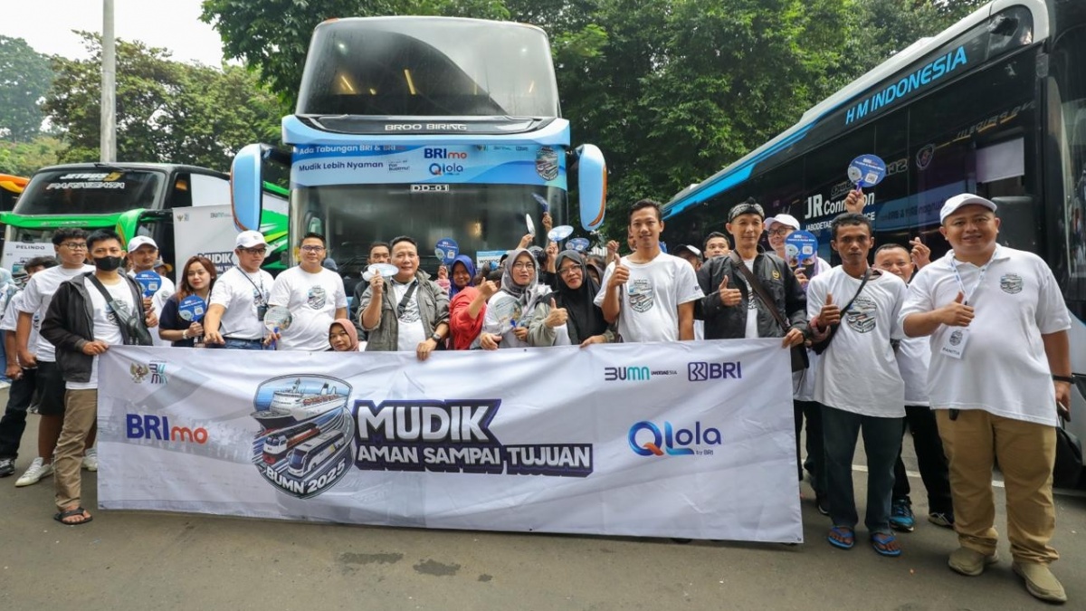 Mudik Bersama BUMN 2025, BRI Group Berangkatkan 8.482 Pemudik Secara Gratis