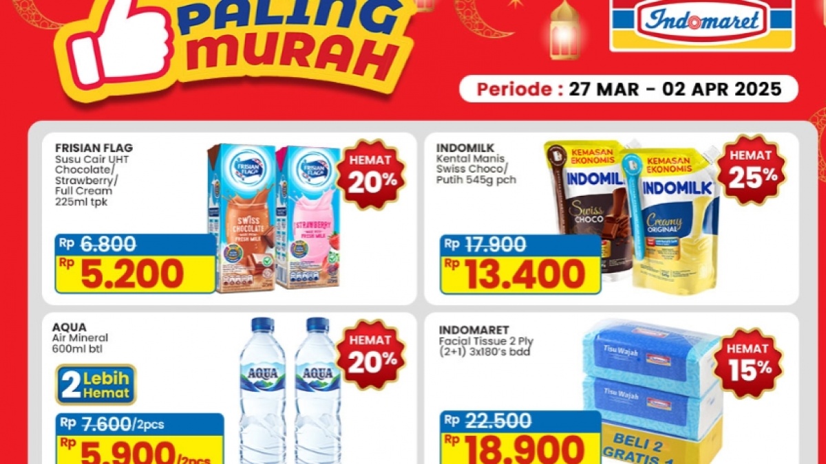 Super Hemat! Promo Indomaret Minggu Ini Periode Lebaran 2025