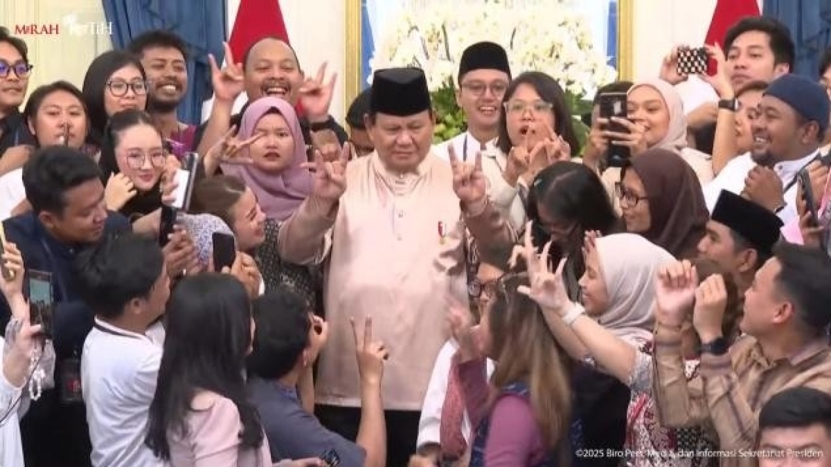 Tutup Open House di Istana, Presiden Prabowo Ikut Tren Velocity Hingga Keluarkan 'Jurus Silat'