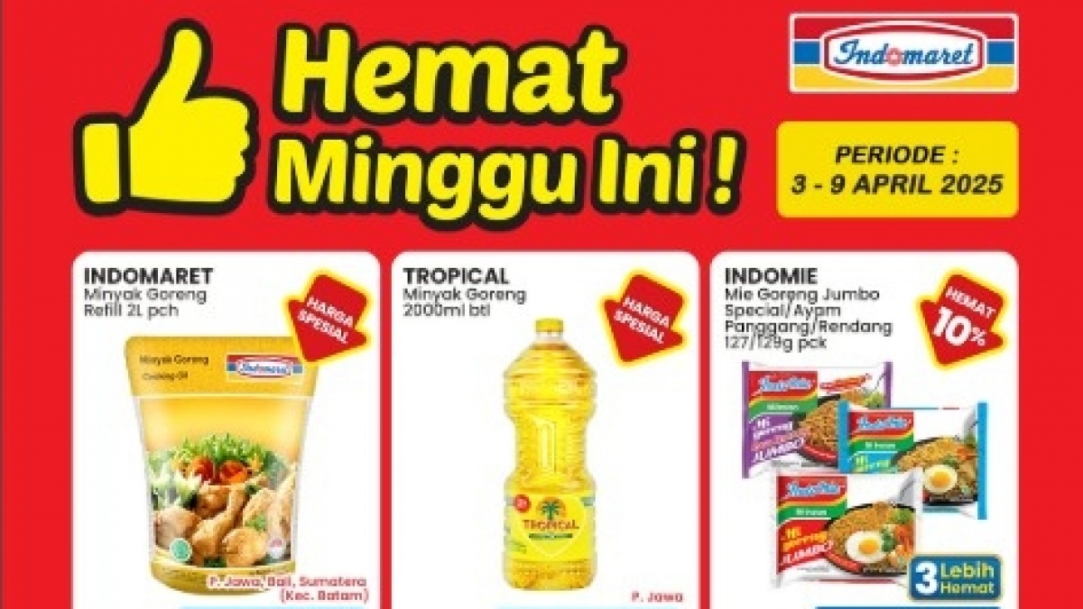 Promo Indomaret Akhir Pekan Ini, Diskon Sampai 40 Persen