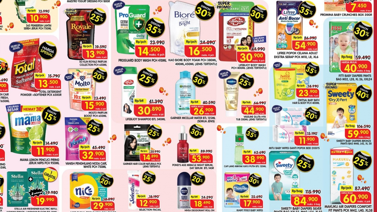 Promo Pampers Superindo Terbaru 13 April 2025, Cek Diskon Gede JSM