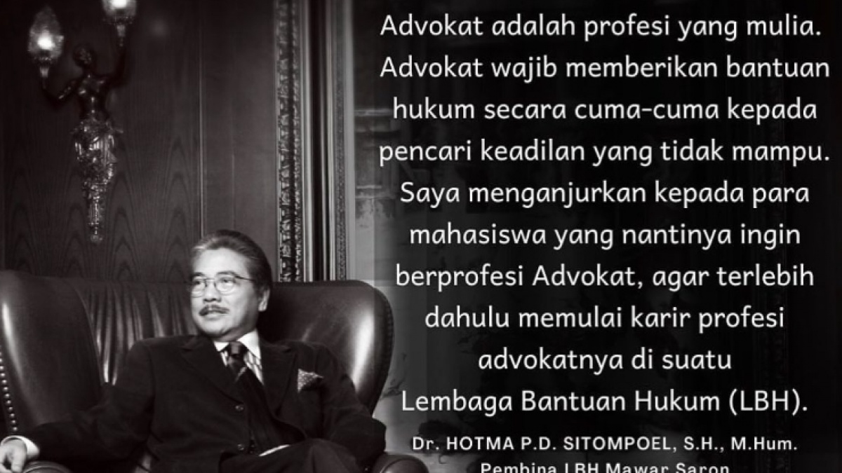 Pendidikan Hotma Sitompul: Lulusan UGM, Disertasi Bongkar Ide Soal Aset Koruptor