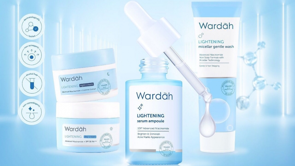 Rekomedasi Skincare Wardah Untuk Memutihkan Wajah, Ampuh Buat Kulit Kusam dan Flek Hitam