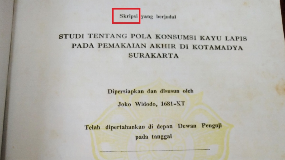 Selain Ijazah, Risman Sianipar Soroti Skripsi Jokowi yang Ternyata Berbeda dengan Teman Seangkatan