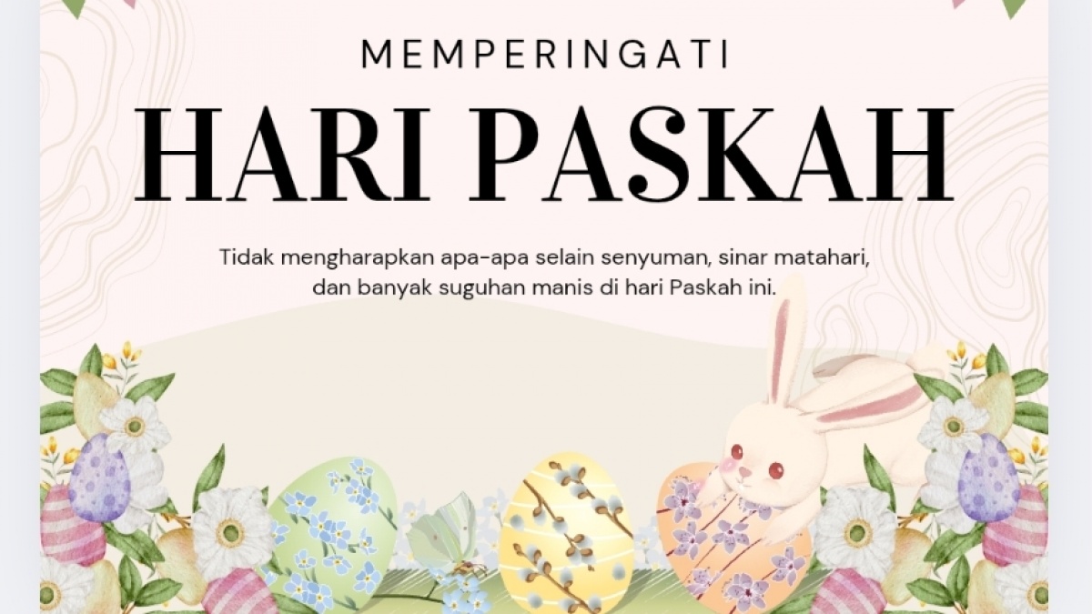 30 Link Banner Selamat Hari Raya Paskah 2025 dengan Desain Unik dan Bisa Diedit