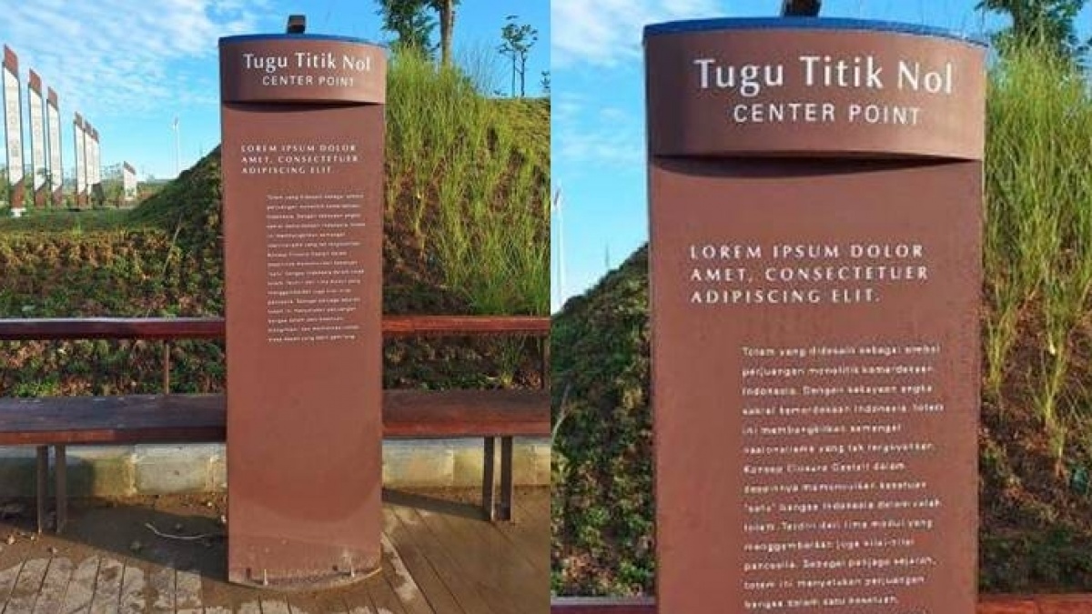 Apa Arti Lorem Ipsum? Tulisan di Tugu Titik Nol IKN Bikin Geger