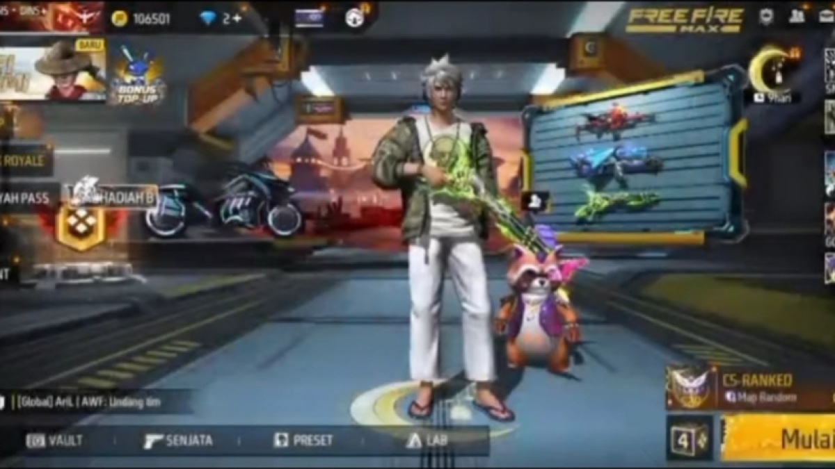 Sutlan 20 Akun FF Sultan Gratis yang Masih Aktif, Free Skin Mythic dan Emote ...