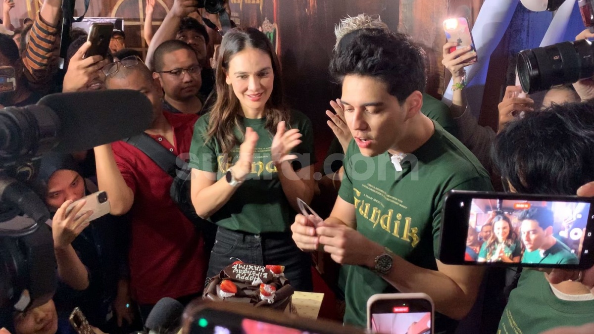 Lagi Promosi Film, Maxime Bouttier Bikin Heboh Suapi Luna Maya Saat Dapat Kejutan Ulang Tahun