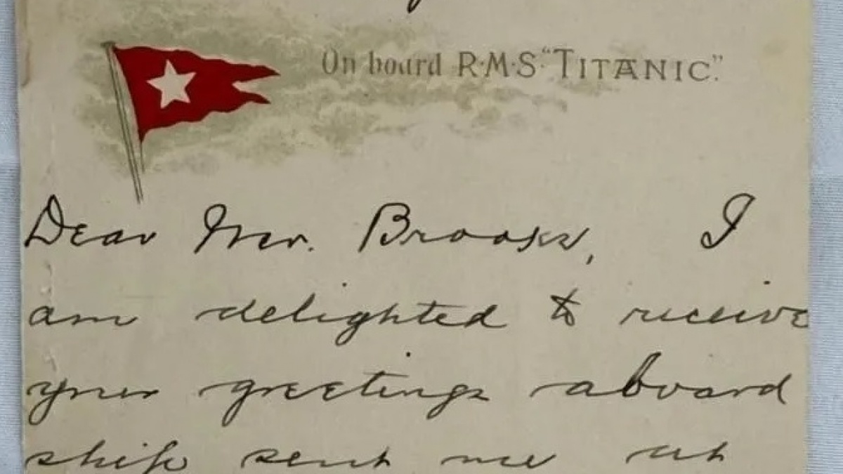 Dilelang, Surat Langka Penumpang Titanic Terjual Rp 6,6 Miliar
