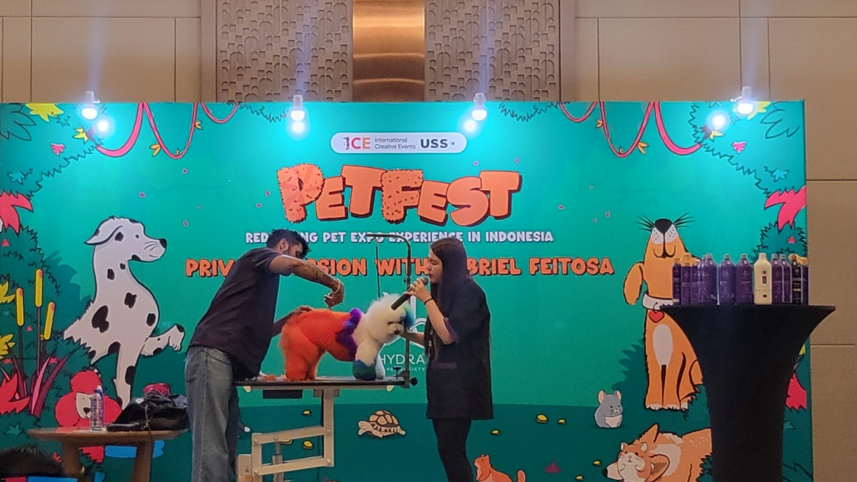 Gabriel Feitosa Bawa Tren Grooming dan Coloring Anjing ke Petfest 2025, Wajib Disambangi!