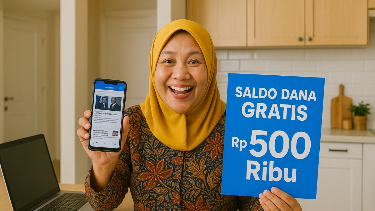 Link Saldo DANA Gratis Rp 500 Ribu Buat Bayar Uang Sekolah, Cepat Klaim Sekarang!