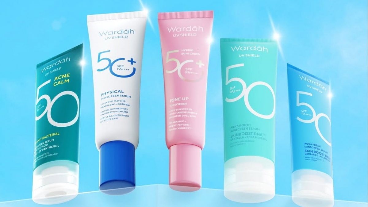 5 Rekomendasi Sunscreen Wardah Terbaik, SPF 50 Ampuh Lindungi Wajah dari Sinar UV