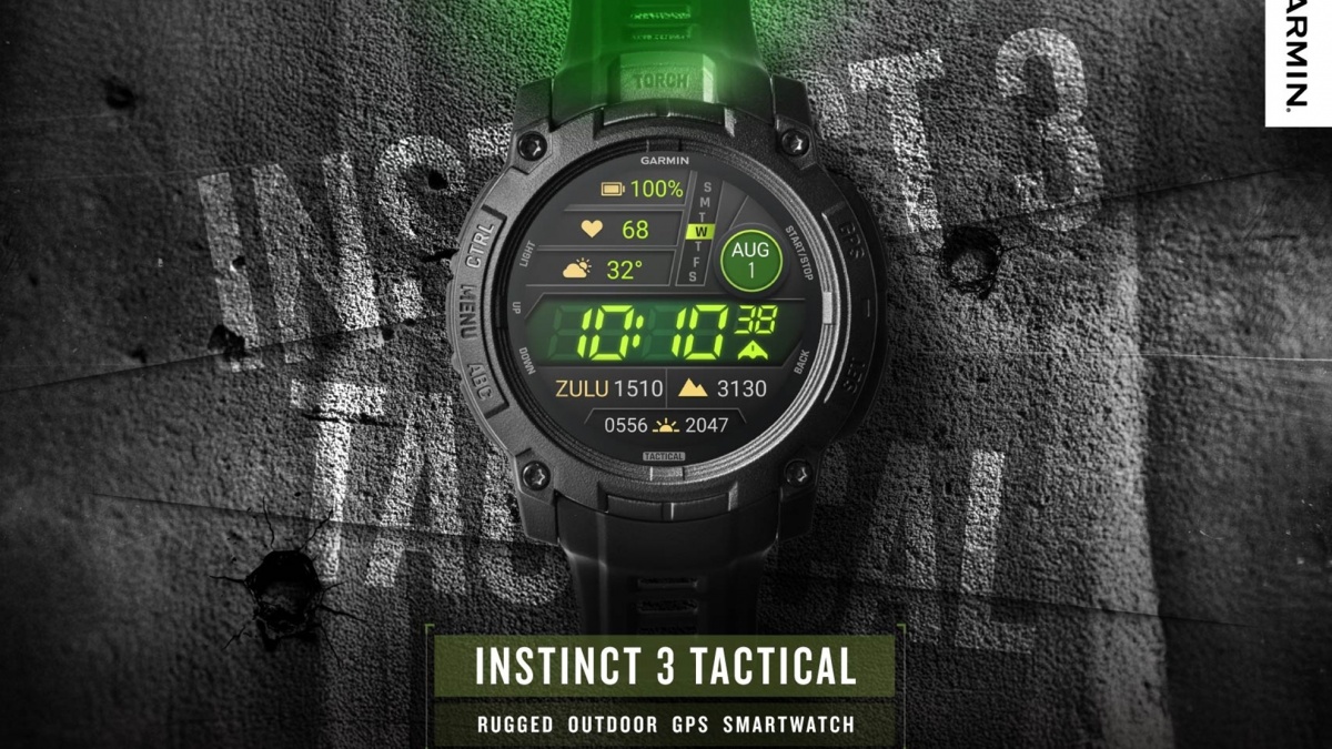 Garmin Luncurkan Instinct 3 Tactical Edition, Partner Tangguh di Setiap Misi