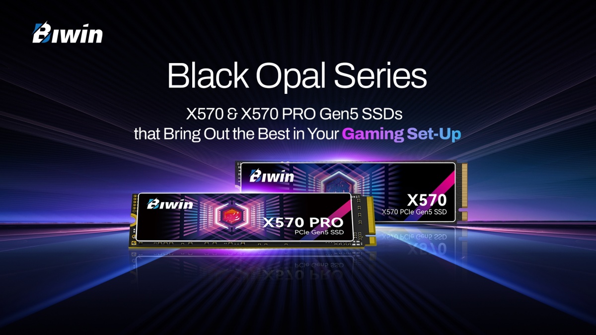 SSD Gen5 Biwin Black Opal Tembus 14.000 MB/s di Computex 2025