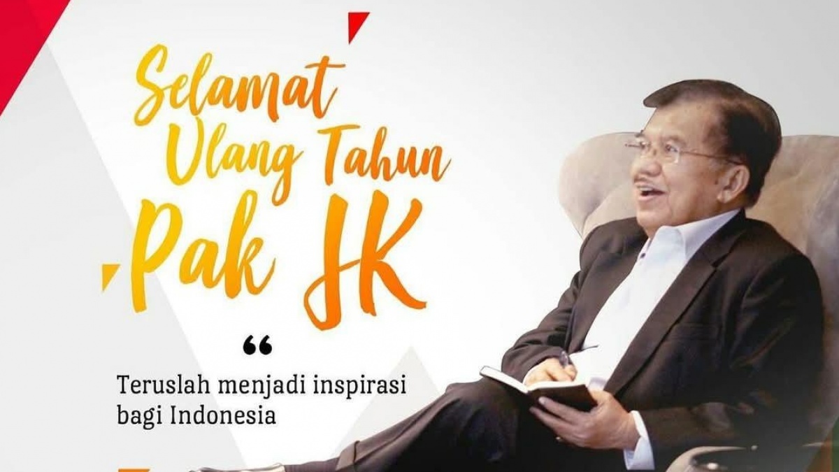 Mudah Ditiru! Resep Panjang Umur dan Sehat Ala Jusuf Kalla