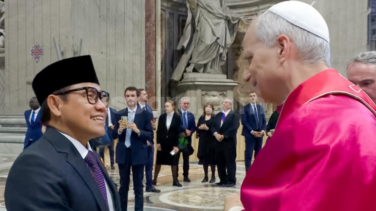 Hadiri Langsung Pelantikan Paus Leo XIV, Cak Imin Bawa Pesan Ini dari Presiden Prabowo