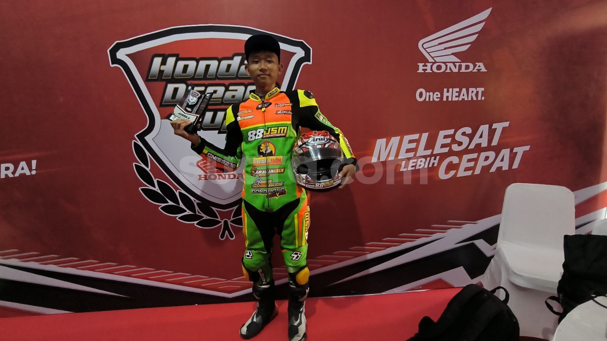 Honda Dream Cup Medan 2025, Pembalap Muda Sumut Tampil Gemilang