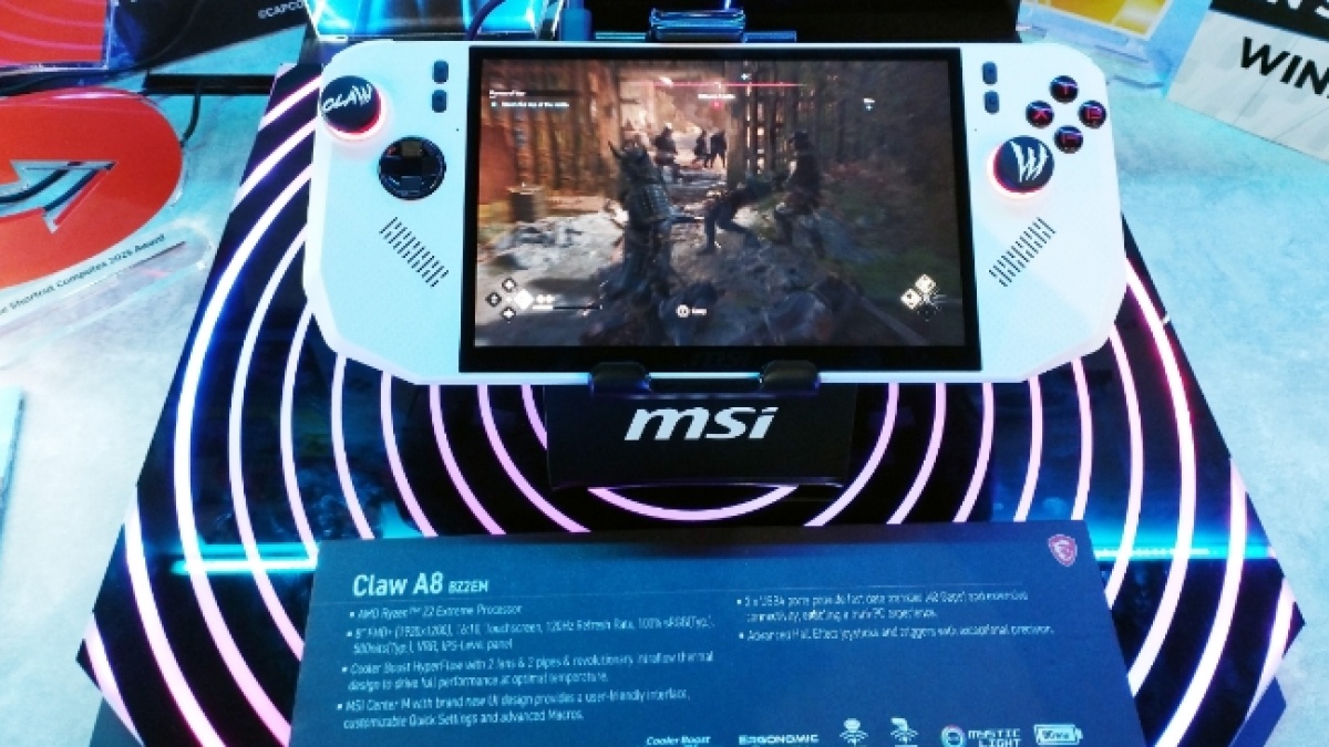 MSI Claw dengan AMD Ryzen Z2 Extreme Nongol di COMPUTEX 2025