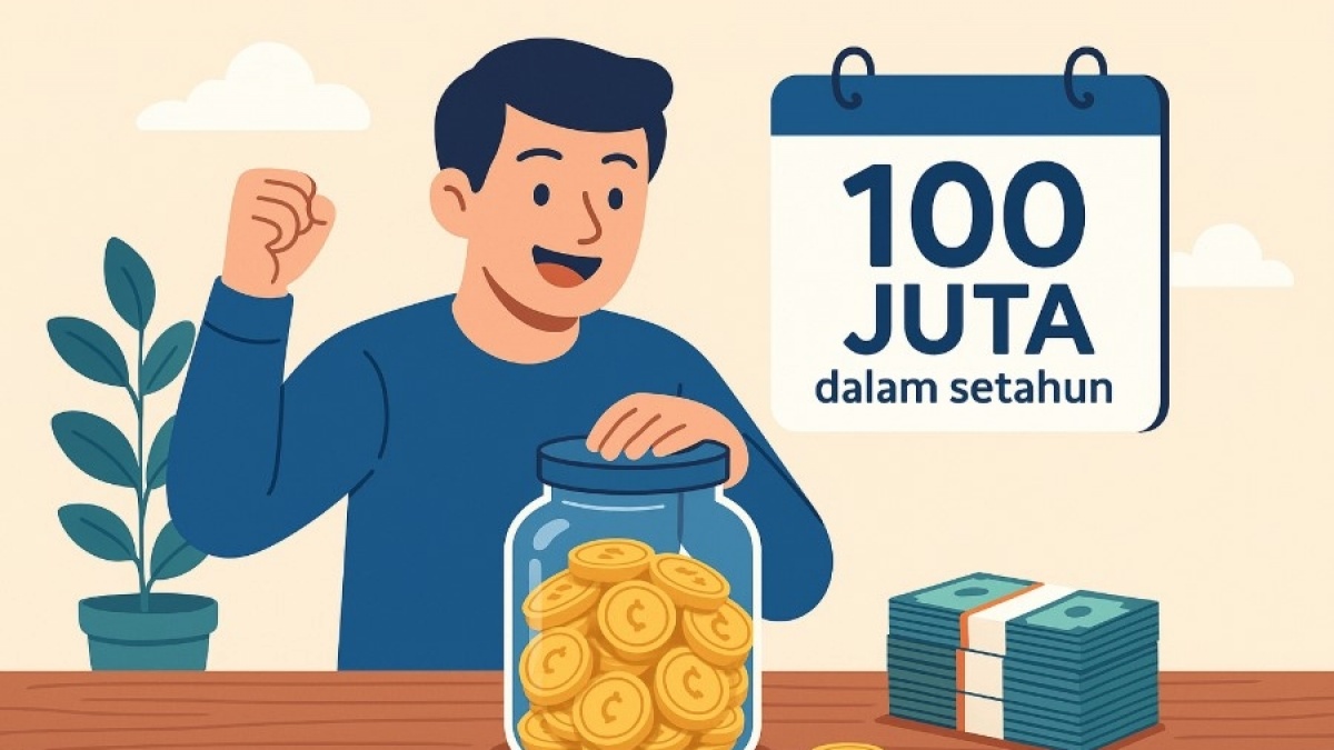 Rahasia Menabung Rp100 Juta dalam Setahun dengan Gaji Pas-pasan