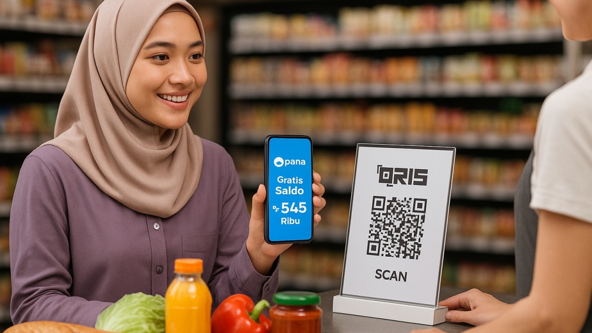 Ada Saldo DANA Gratis Rp 545 Ribu Buat Bayar Belanjaan Via QRIS