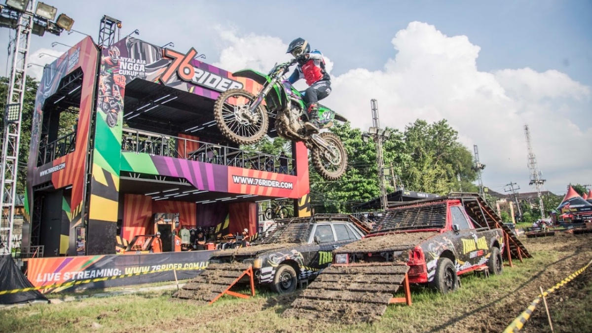Putaran Perdana Trial Game Dirt 2025 Rampung, M. Zidane Juara di Semarang