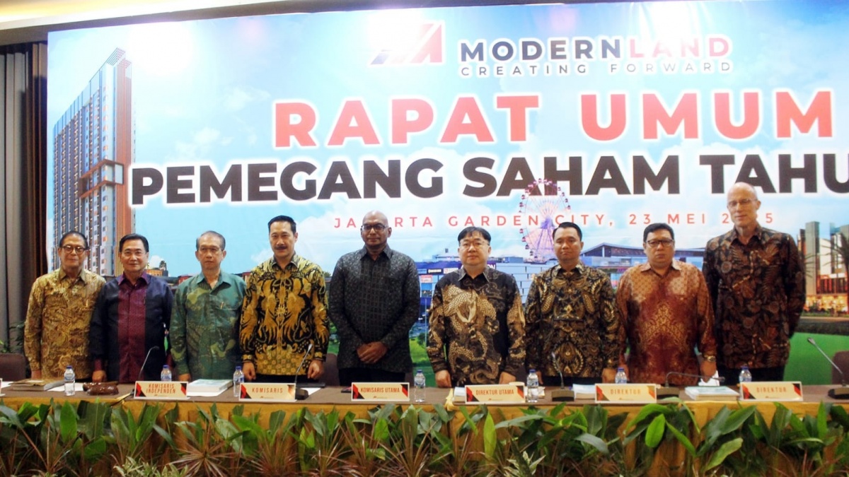Gelar RUPST, Modernland Realty Rombak Jajaran Komisaris