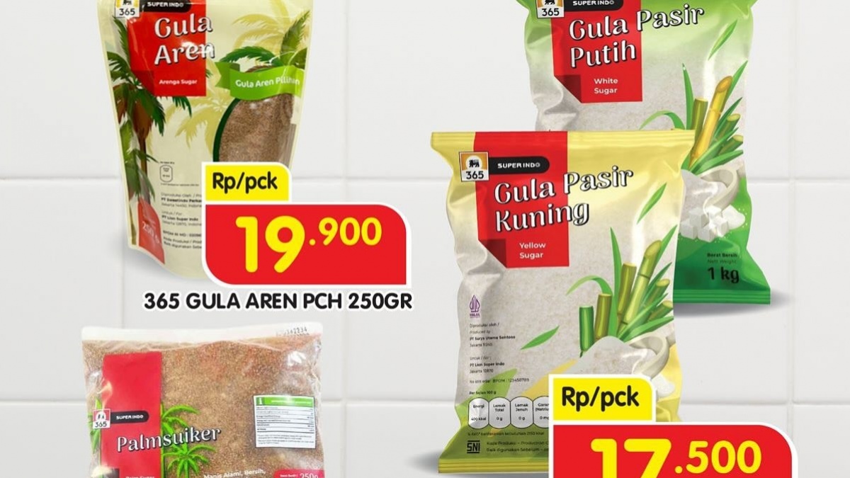 Hemat Budget Bulanan! Promo Superindo Obral Gula 365 Cuma Sampai 29 Mei
