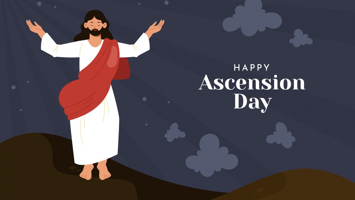 30 Gambar Poster Kenaikan Yesus Kristus 2025 yang Gratis dan Mudah Diedit