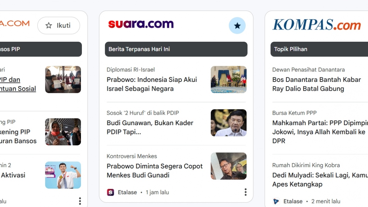Google News Showcase Resmi Hadir di Indonesia
