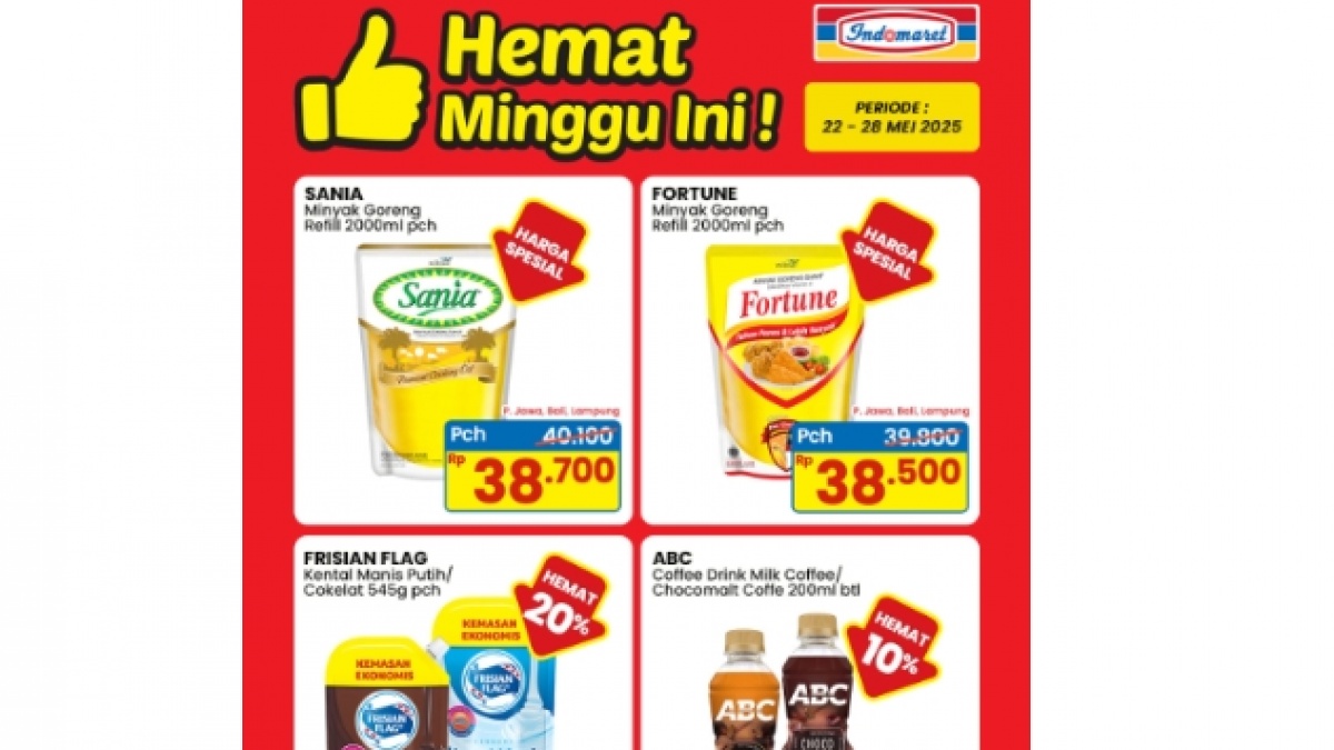 Promo Indomaret Terakhir Hari Ini, Minyak Goreng Diskon Gede!