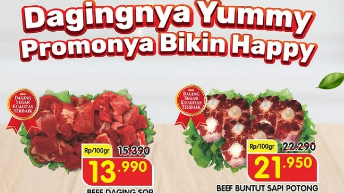 17 Promo Superindo Terbaru 29 Mei: Ada Daging Segar dan Gula Murah